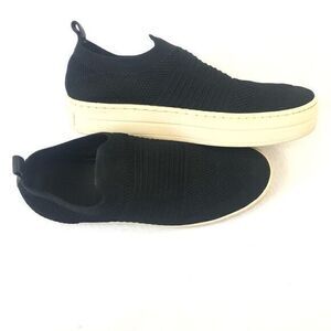 J/Slides Black Mesh Slip On Sneakers